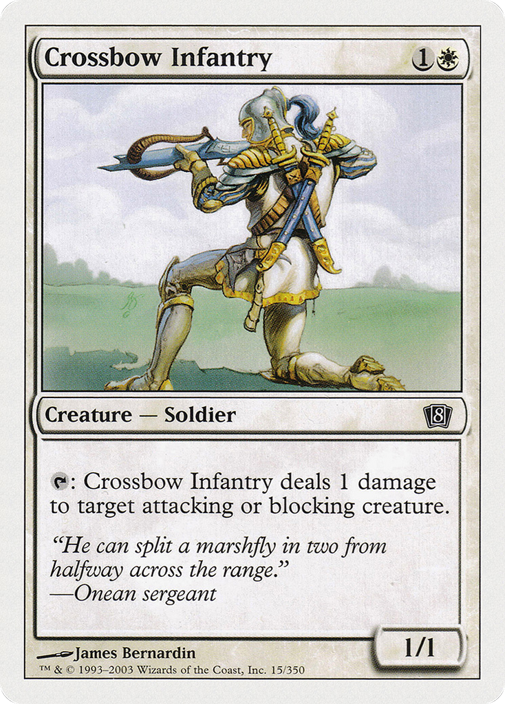 Magic: The Gathering - Crossbow Infantry - Eighth Edition