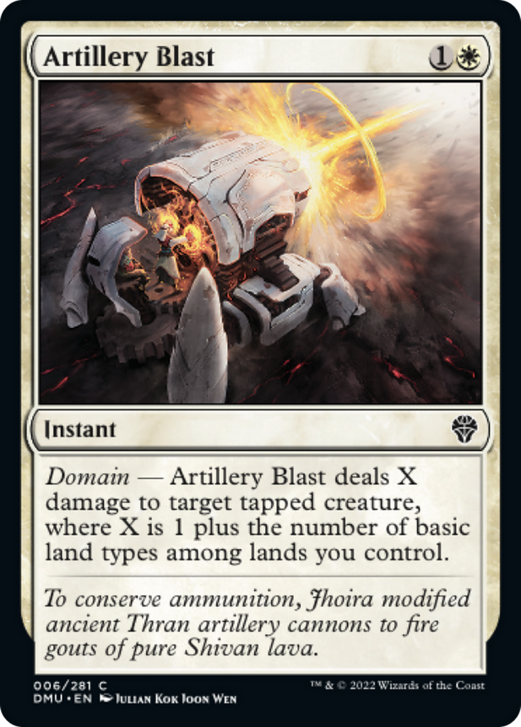 Magic: The Gathering - Artillery Blast - Dominaria United