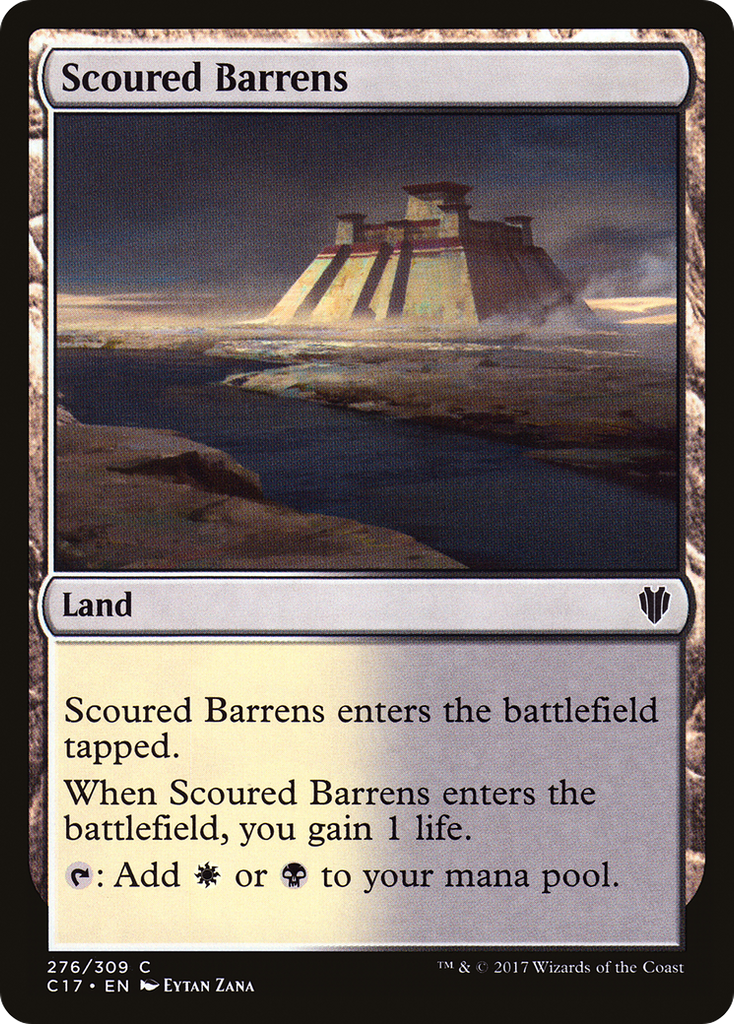 Magic: The Gathering - Scoured Barrens - Commander 2017