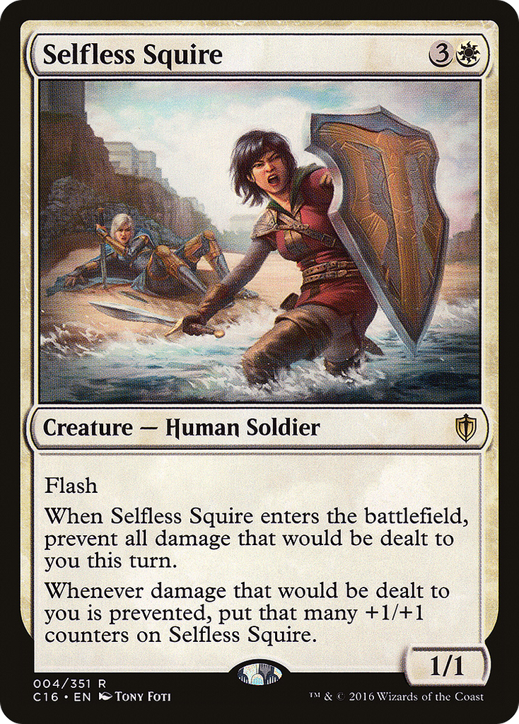Magic: The Gathering - Selfless Squire - Commander 2016