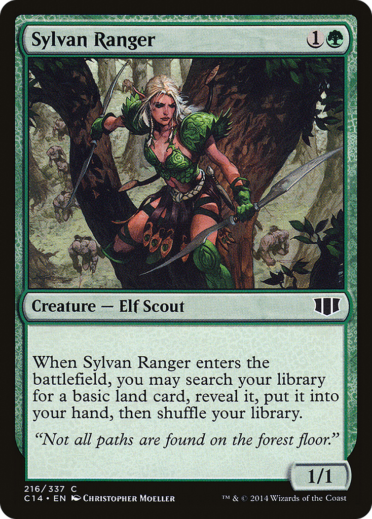 Magic: The Gathering - Sylvan Ranger - Commander 2014