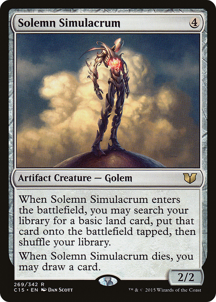 Magic: The Gathering - Solemn Simulacrum - Commander 2015