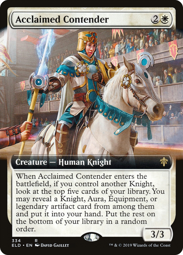 Magic: The Gathering - Acclaimed Contender Foil - Throne of Eldraine