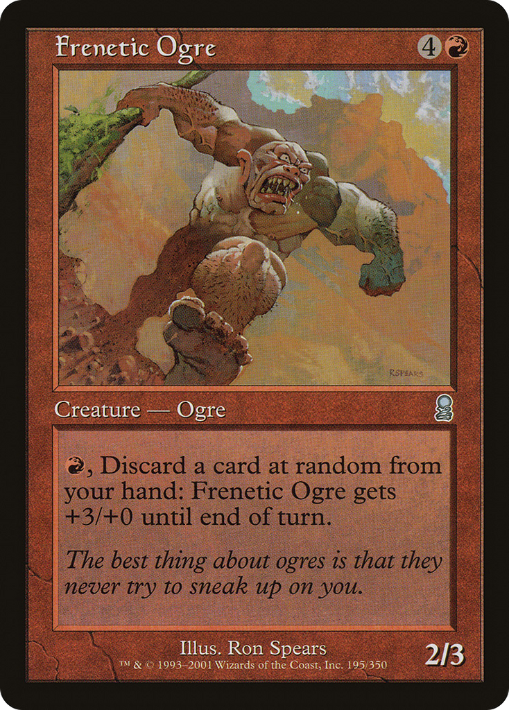 Magic: The Gathering - Frenetic Ogre - Odyssey