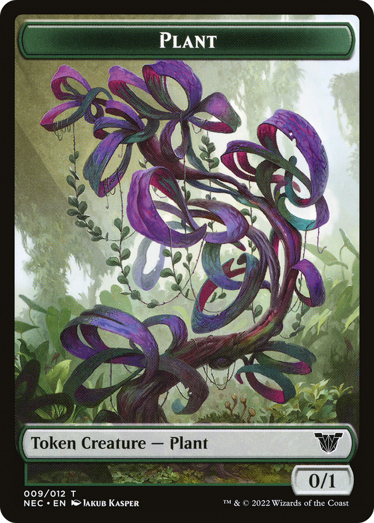 Magic: The Gathering - Plant Token - Neon Dynasty Commander Tokens