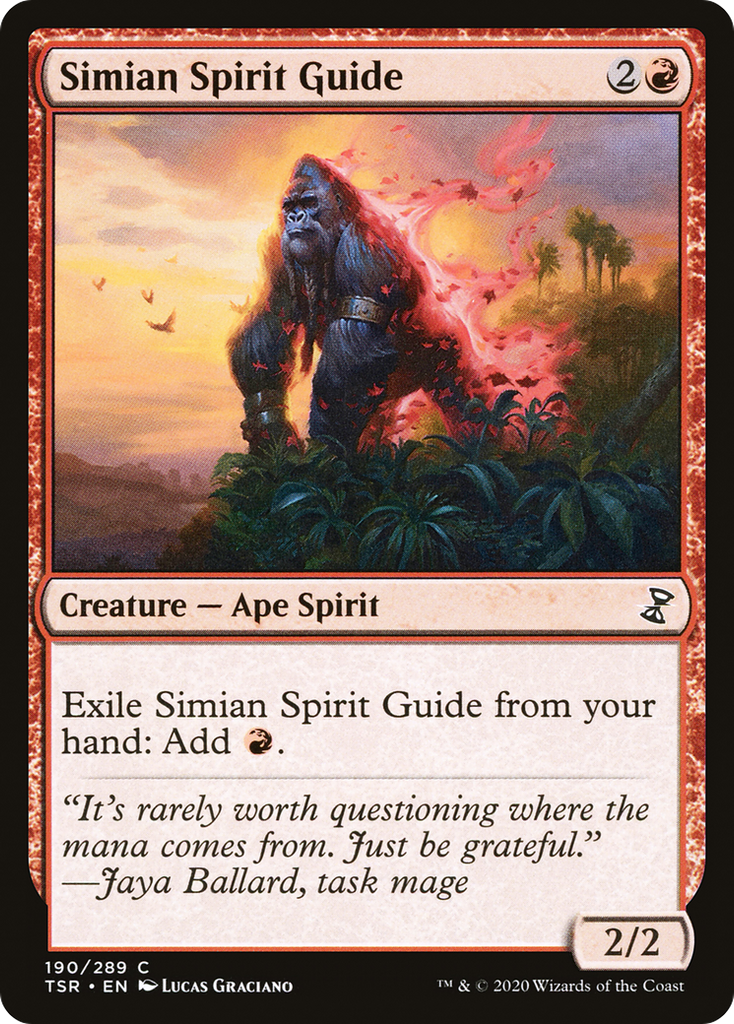 Magic: The Gathering - Simian Spirit Guide - Time Spiral Remastered