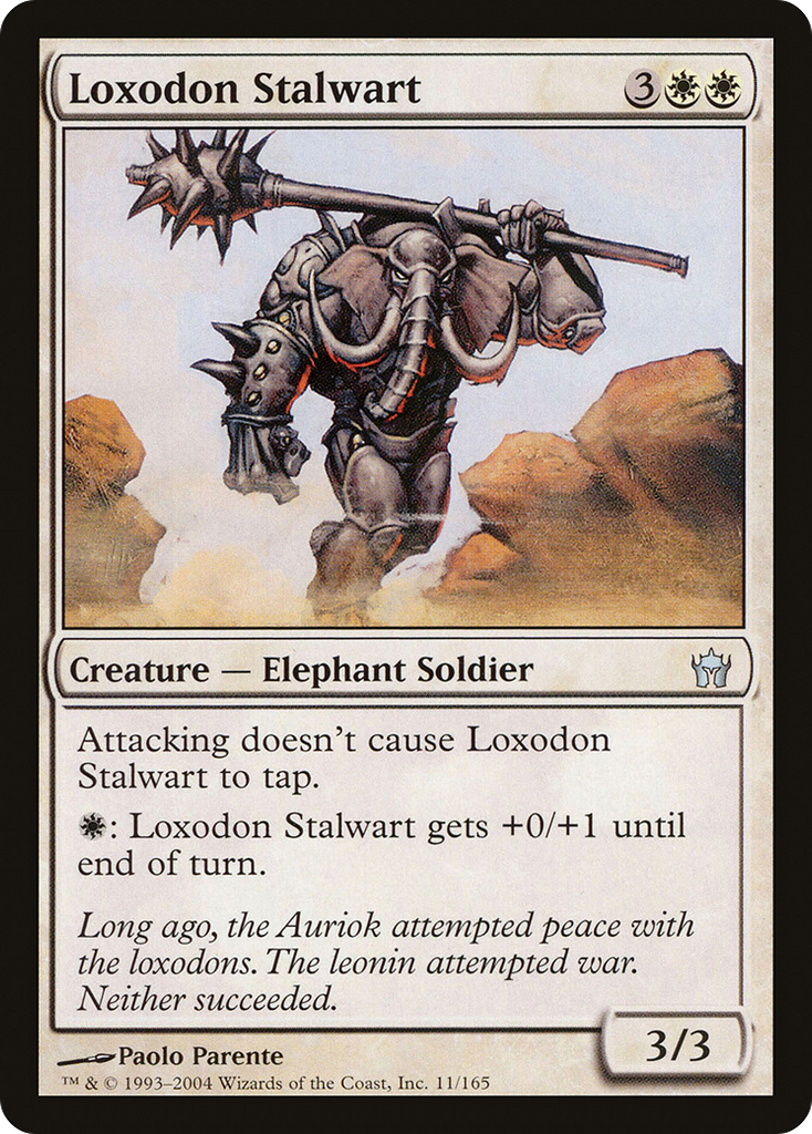 Magic: The Gathering - Loxodon Stalwart - Fifth Dawn