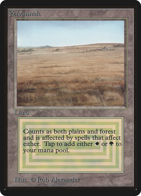 Magic: The Gathering - Savannah - Limited Edition Beta