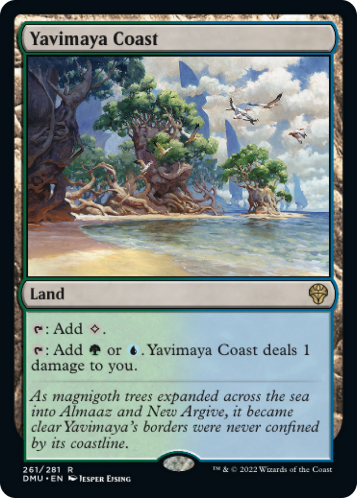 Magic: The Gathering - Yavimaya Coast Foil - Dominaria United