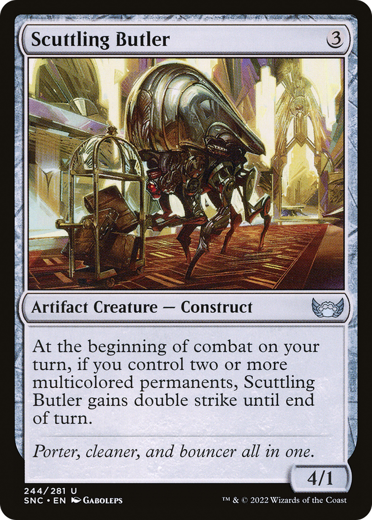 Magic: The Gathering - Scuttling Butler Foil - Streets of New Capenna