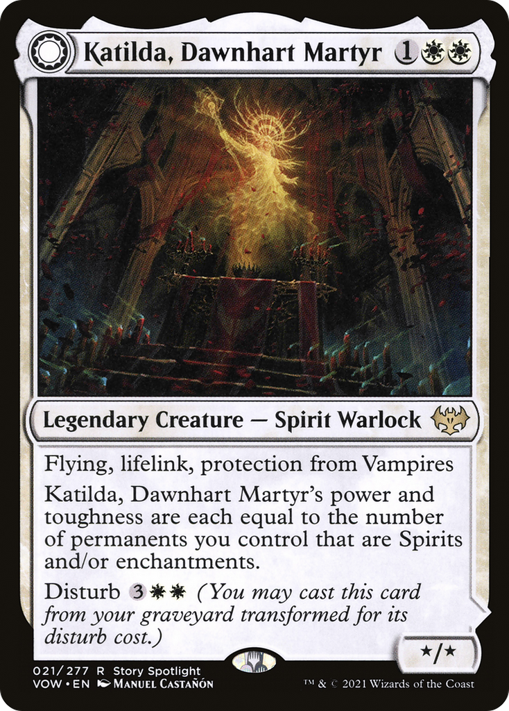 Magic: The Gathering - Katilda, Dawnhart Martyr // Katilda's Rising Dawn - Innistrad: Crimson Vow