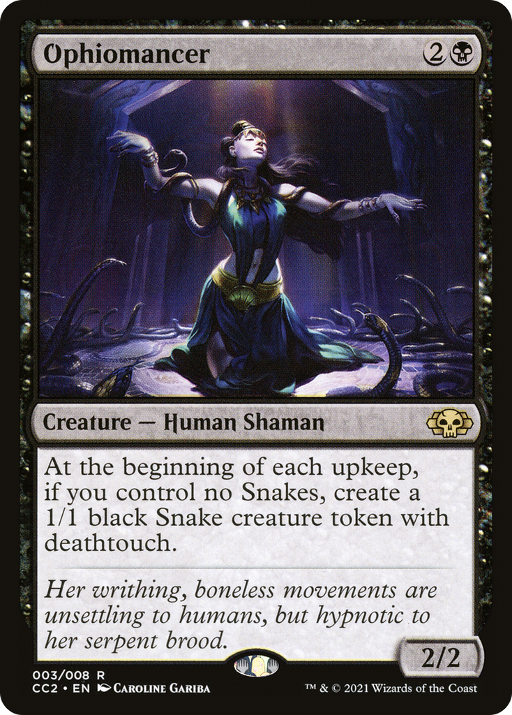 Magic: The Gathering - Ophiomancer - Commander Collection: Black