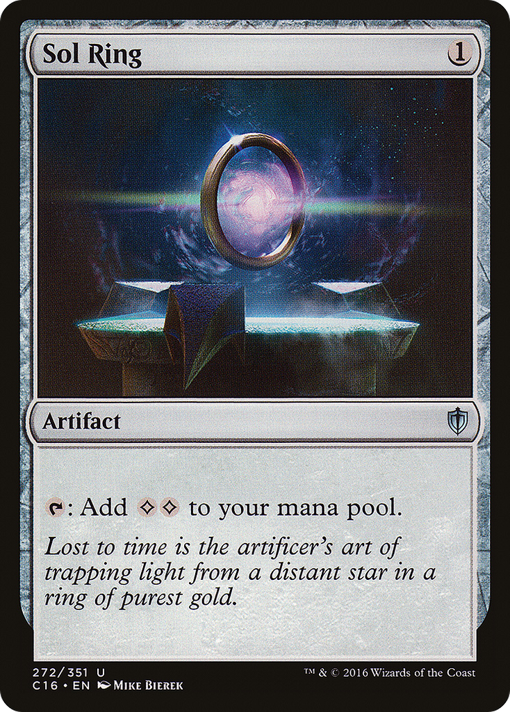 Magic: The Gathering - Sol Ring - Commander 2016