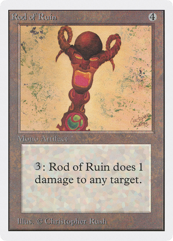 Magic: The Gathering - Rod of Ruin - Unlimited Edition