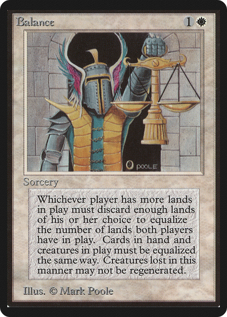Magic: The Gathering - Balance - Limited Edition Beta
