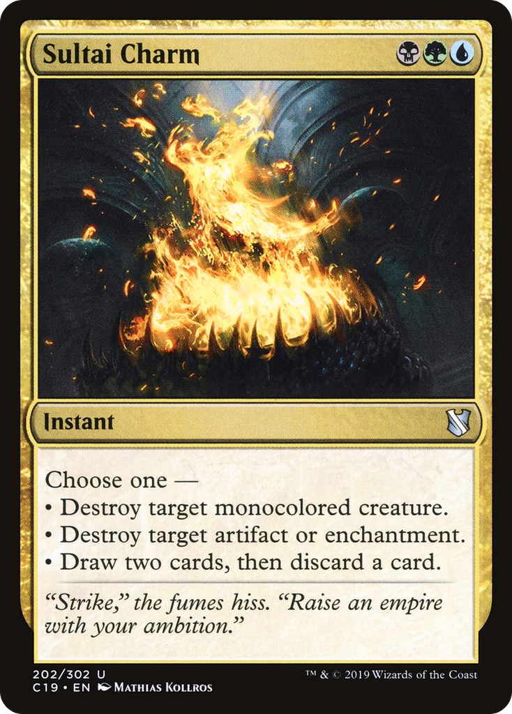 Magic: The Gathering - Sultai Charm - Commander 2019