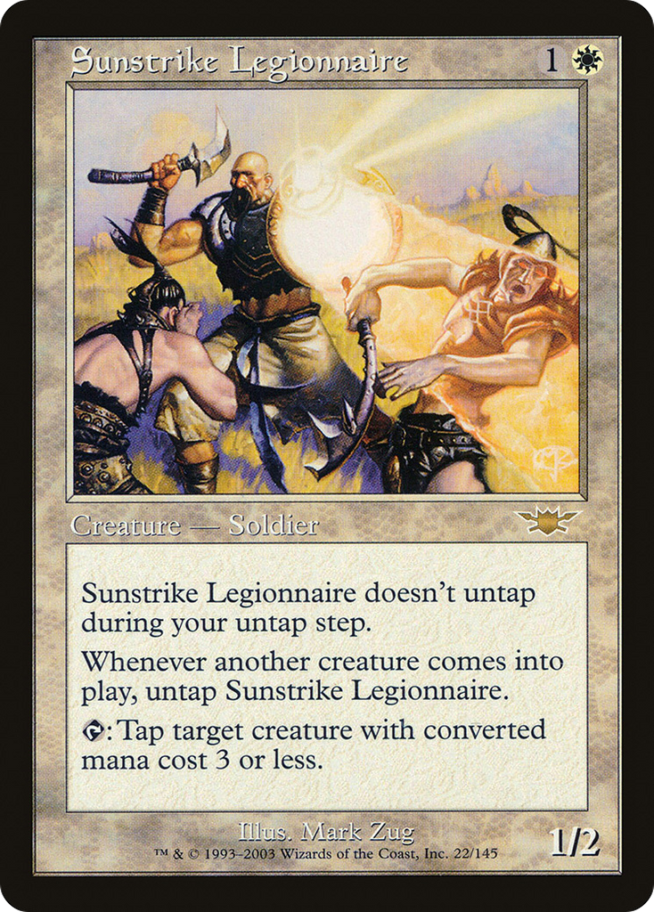 Magic: The Gathering - Sunstrike Legionnaire - Legions