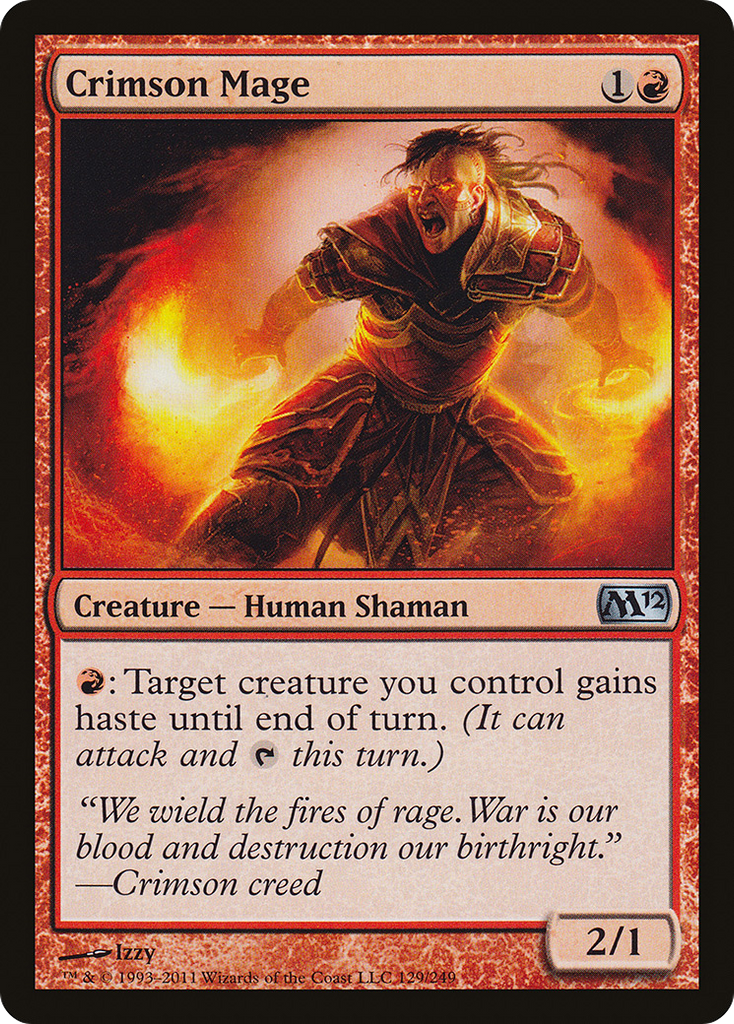 Magic: The Gathering - Crimson Mage - Magic 2012