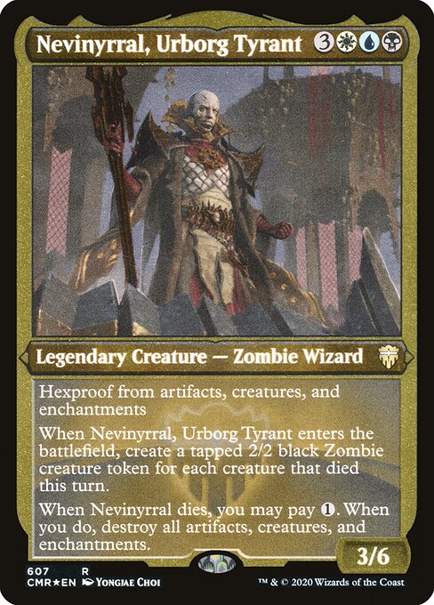 Magic the Gathering - Nevinyrral, Urborg Tyrant Foil - Commander Legends