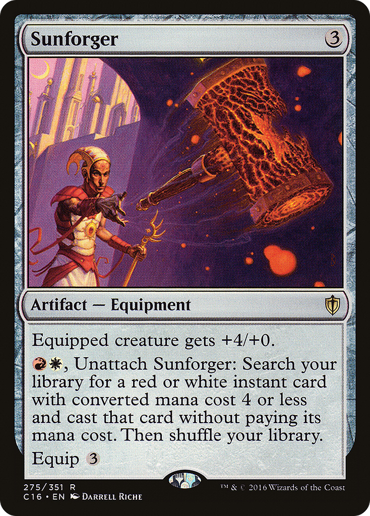 Magic: The Gathering - Sunforger - Commander 2016