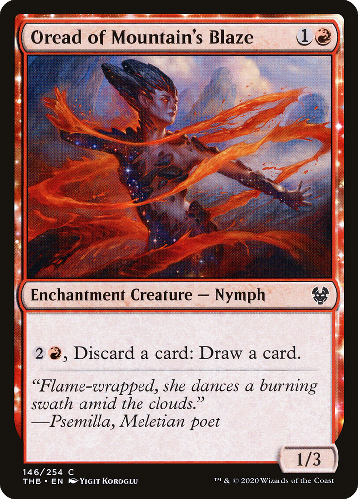 Magic: The Gathering - Oread of Mountain's Blaze - Theros Beyond Death