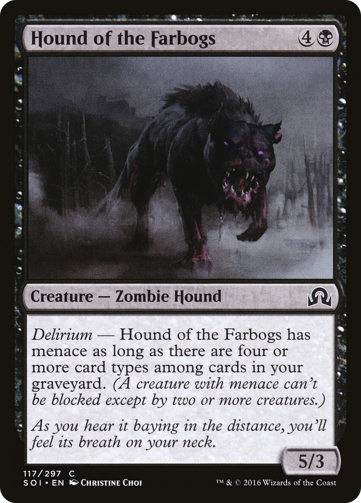 Magic: The Gathering - Hound of the Farbogs - Shadows over Innistrad