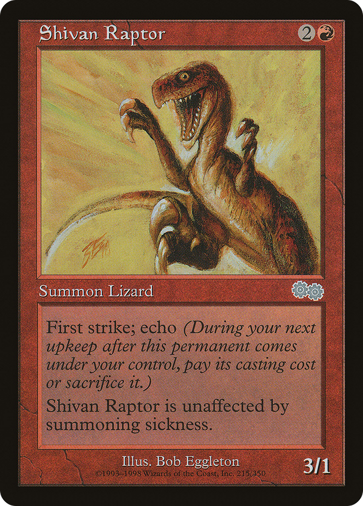 Magic: The Gathering - Shivan Raptor - Urza's Saga