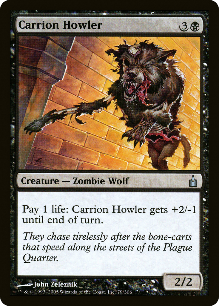 Magic: The Gathering - Carrion Howler - Ravnica: City of Guilds