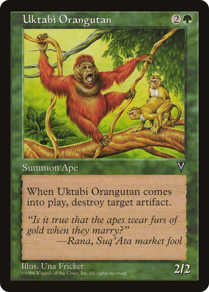 Magic: The Gathering - Uktabi Orangutan - Visions