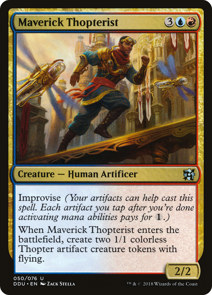 Magic: The Gathering - Maverick Thopterist - Duel Decks: Elves vs. Inventors