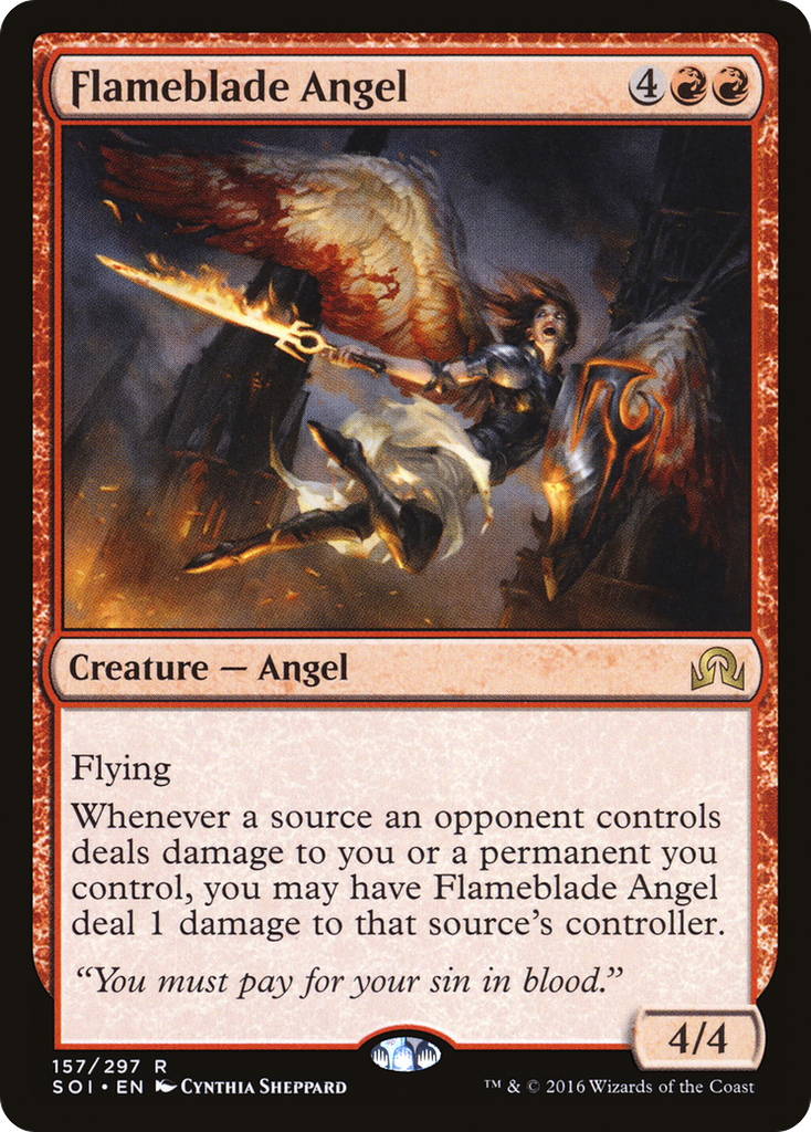 Magic: The Gathering - Flameblade Angel - Shadows over Innistrad