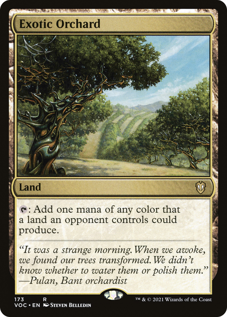 Magic: The Gathering - Exotic Orchard - Crimson Vow Commander