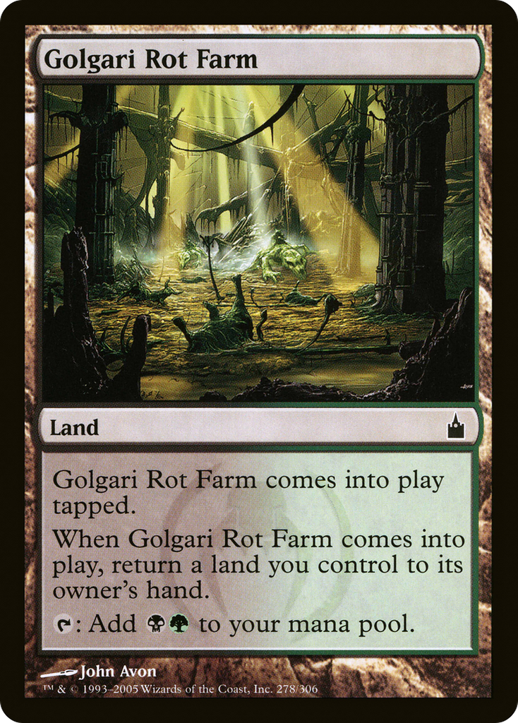 Magic: The Gathering - Golgari Rot Farm - Ravnica: City of Guilds