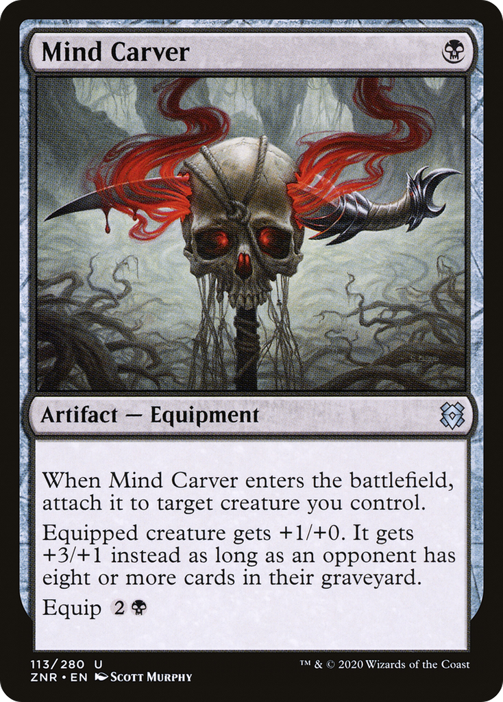 Magic: The Gathering - Mind Carver Foil - Zendikar Rising