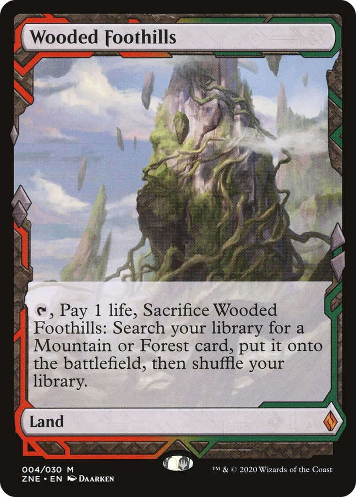 Magic: The Gathering - Wooded Foothills - Zendikar Rising Expeditions