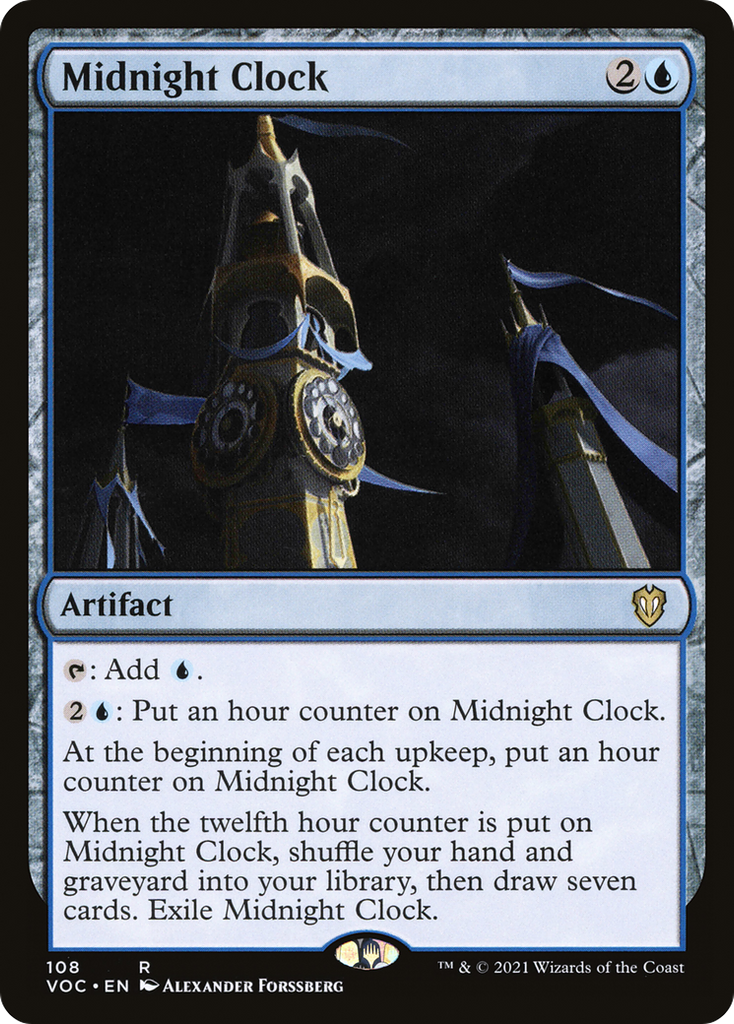 Magic: The Gathering - Midnight Clock - Crimson Vow Commander