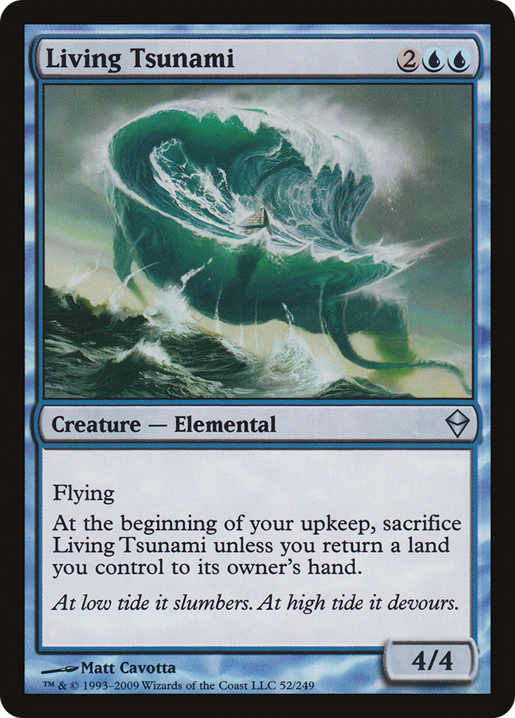 Magic: The Gathering - Living Tsunami - Zendikar