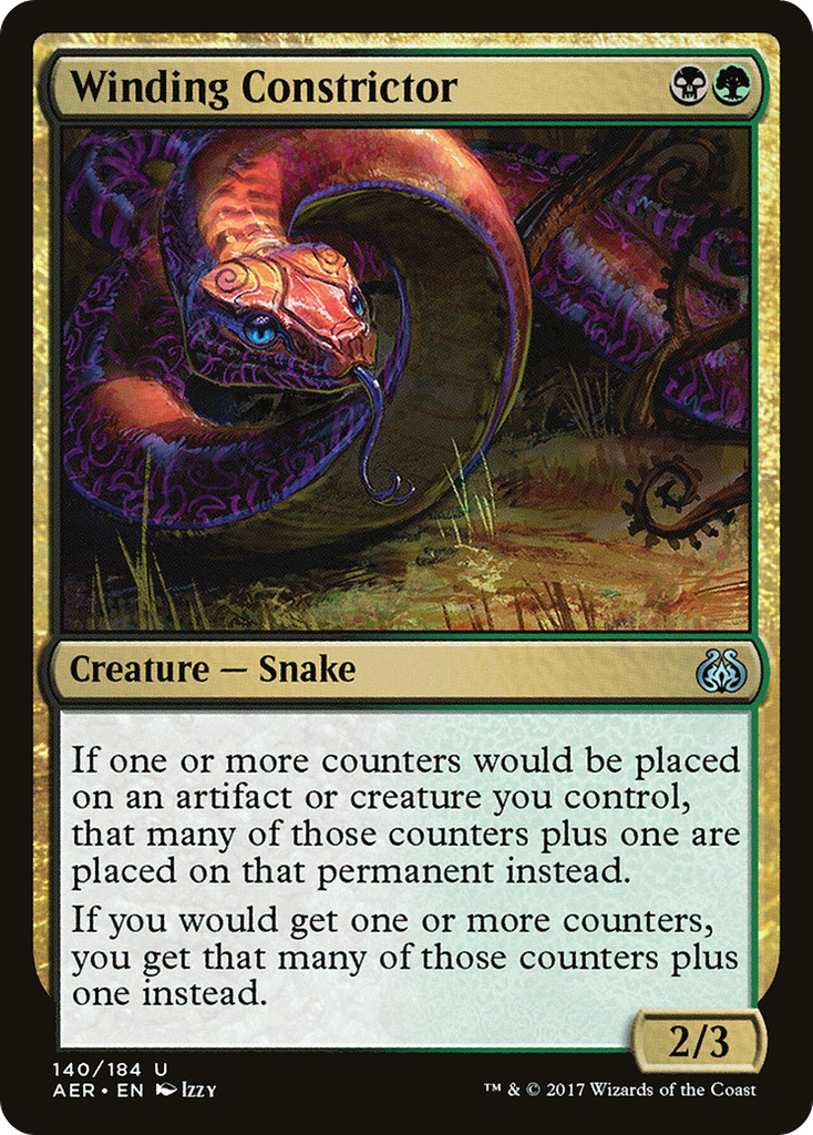 Magic: The Gathering - Winding Constrictor - Aether Revolt