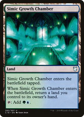 Magic: The Gathering - Simic Growth Chamber - Commander 2018