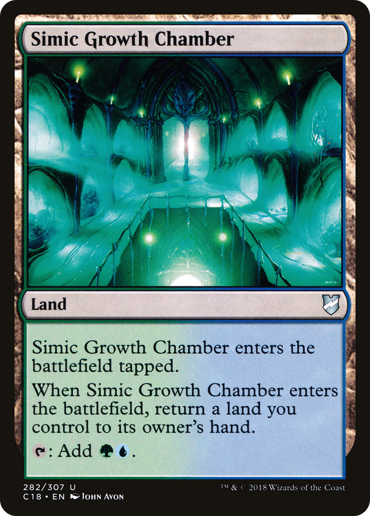 Magic: The Gathering - Simic Growth Chamber - Commander 2018