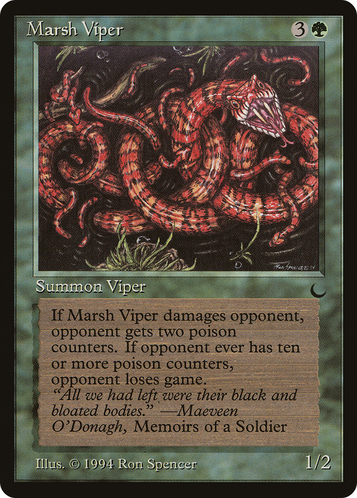 Magic: The Gathering - Marsh Viper - The Dark