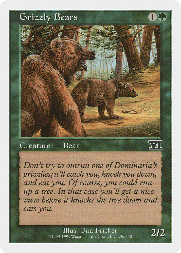 Magic: The Gathering - Grizzly Bears - Classic Sixth Edition