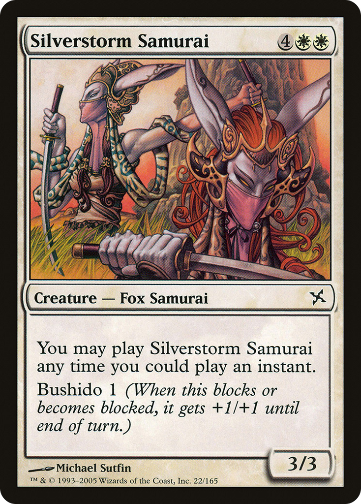 Magic: The Gathering - Silverstorm Samurai - Betrayers of Kamigawa