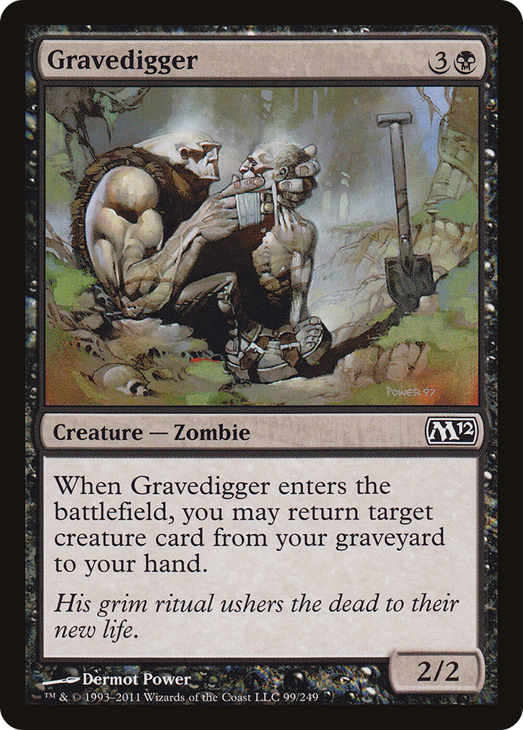 Magic: The Gathering - Gravedigger - Magic 2012