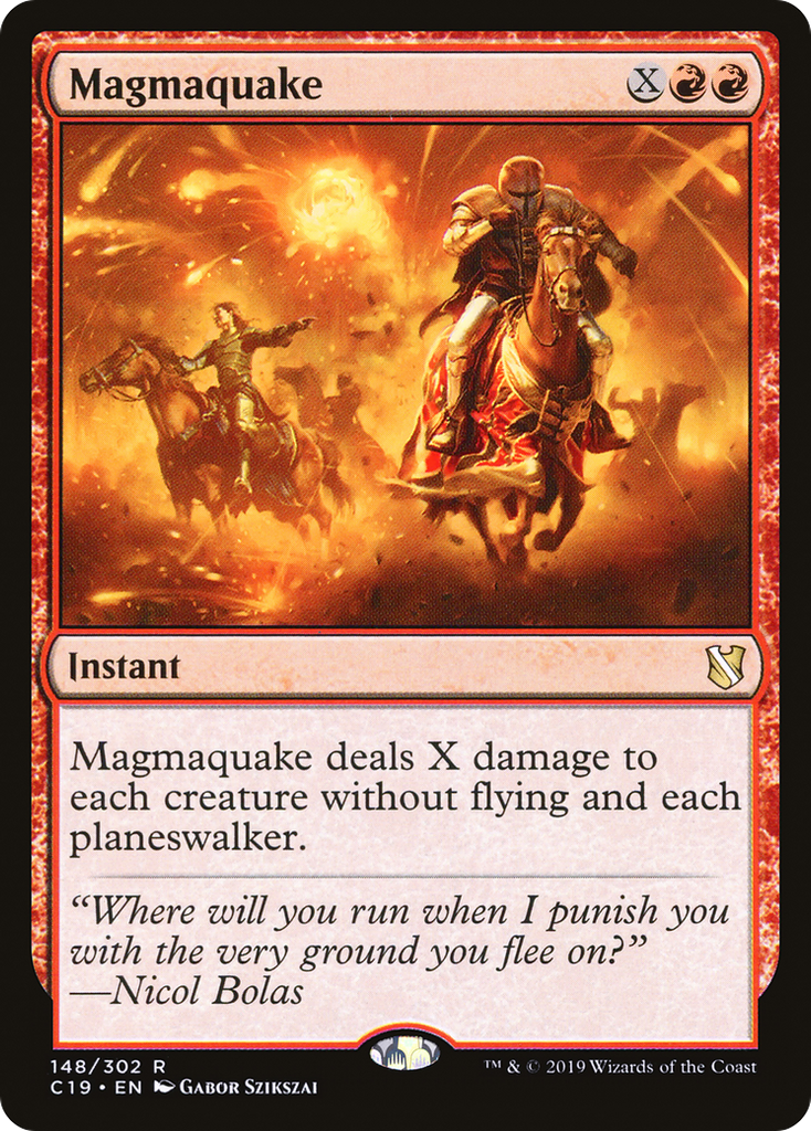 Magic: The Gathering - Magmaquake - Commander 2019