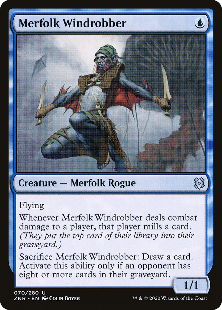 Magic: The Gathering - Merfolk Windrobber - Zendikar Rising