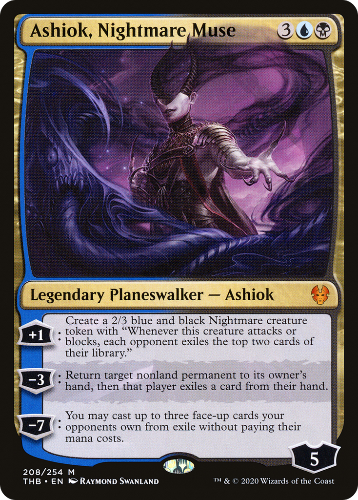 Magic: The Gathering - Ashiok, Nightmare Muse Foil - Theros Beyond Death