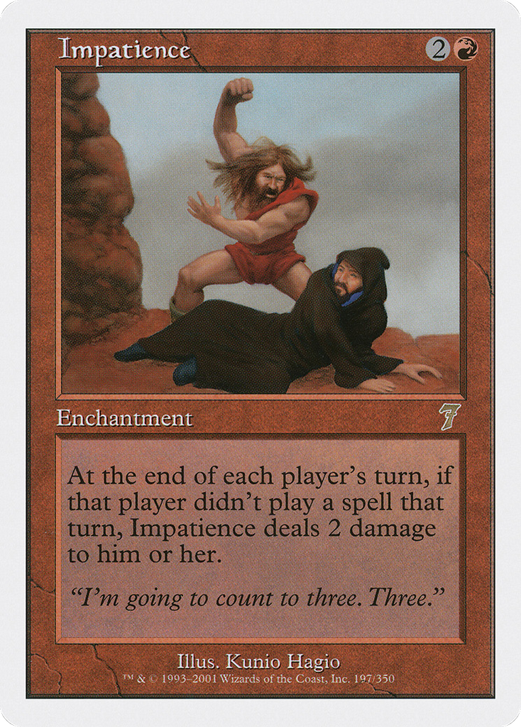 Magic: The Gathering - Impatience - Seventh Edition