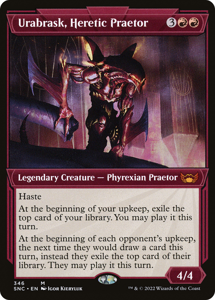 Magic: The Gathering - Urabrask, Heretic Praetor - Streets of New Capenna