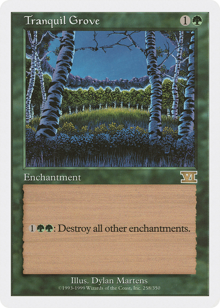 Magic: The Gathering - Tranquil Grove - Classic Sixth Edition